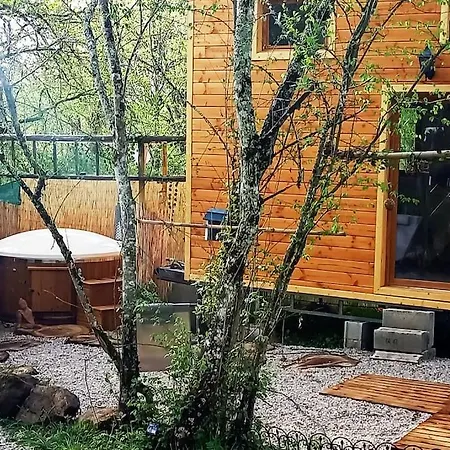Mini Maison Tiny House Et Son Bain Nordique Figeac Exterior foto
